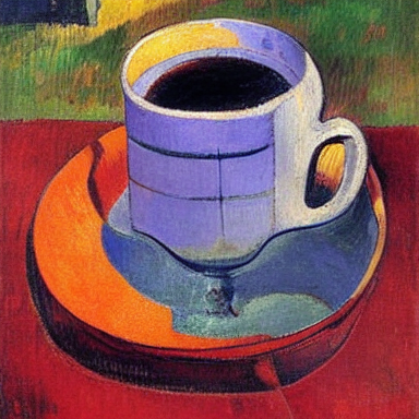 Another cup of coffee by Gauguin